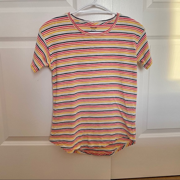 Madewell Cotton Crewneck Tshirt in Rainbow - Picture 6 of 7
